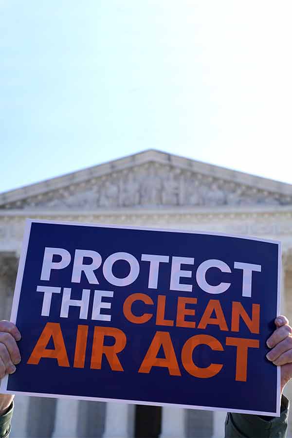 Protect the Clean Air Act sign