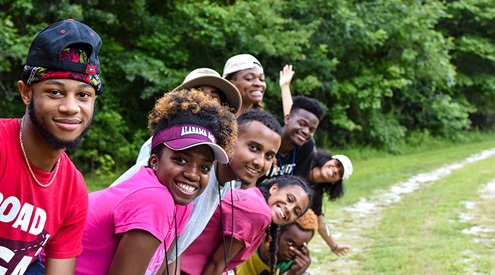 small group of Earth Tomorrow participants